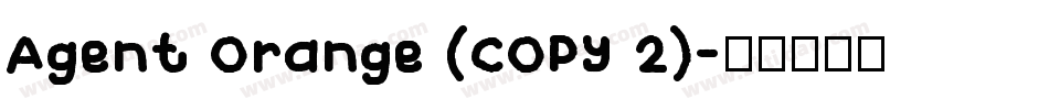 Agent Orange (COPY 2)字体转换